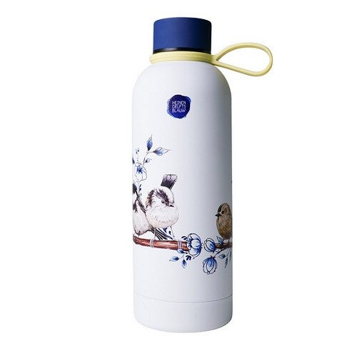 Heinen Delfts Blauw isoleerfles bosvogels